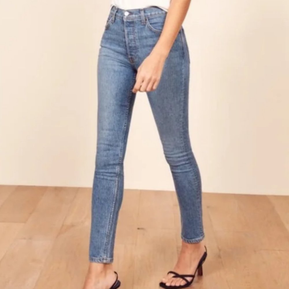 Reformation Serena High Skinny Crop‎ Jeans Size 28